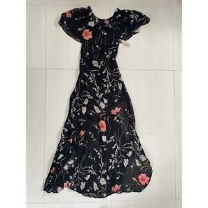 Revolve Flynn Skye Maxi Dress Miranda Off Shoulder Tender Gardens